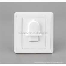 White colour door wall switch door bell push